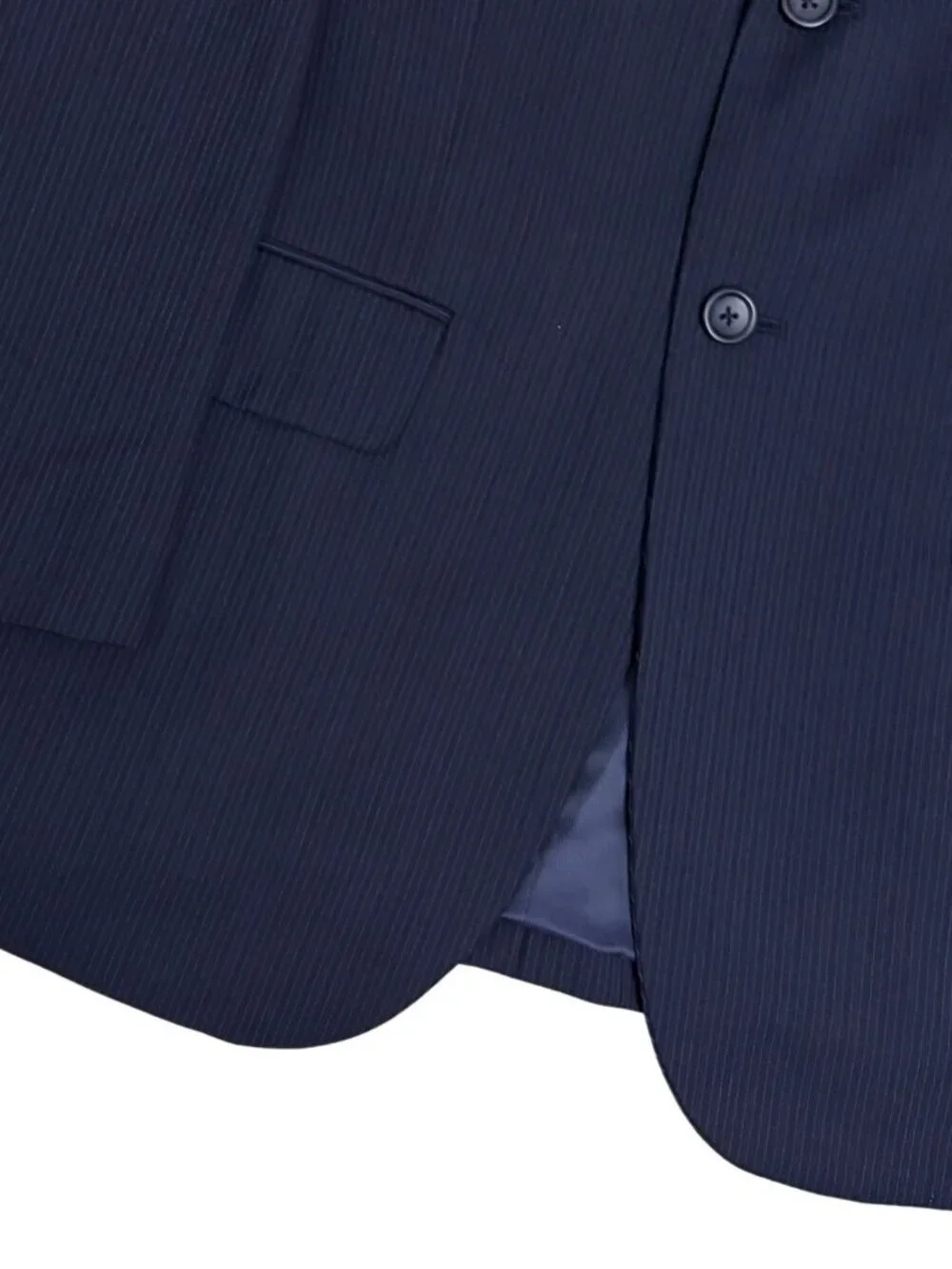 ALFRED SUNG 3-PC SUIT WOOL Luxury Blazer Dress Pants Business Casual Mens 40S